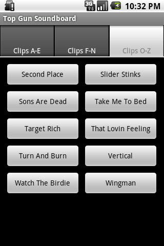 Top Gun SoundBoard Android Entertainment