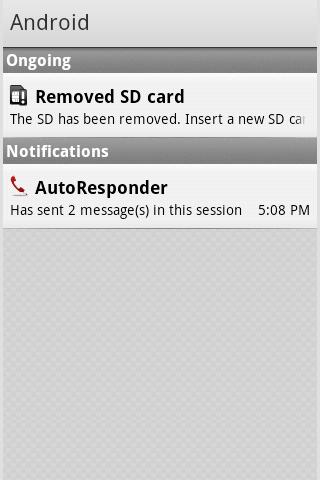 AutoResponder Android Communication