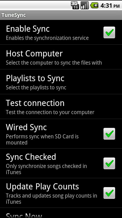 TuneSync Lite (for iTunes) Android Media & Video