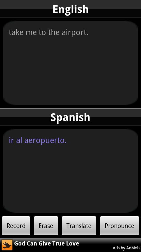 BabelFish Voice: Spanish Android Reference