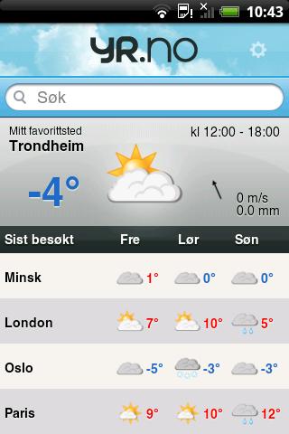 Yr.no Android News & Weather