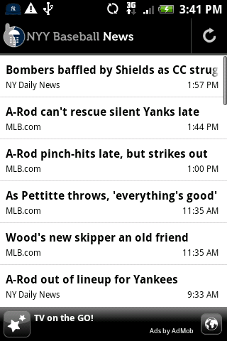 NYY Baseball News Android Sports