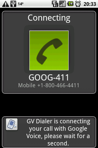 Google Voice Dialer