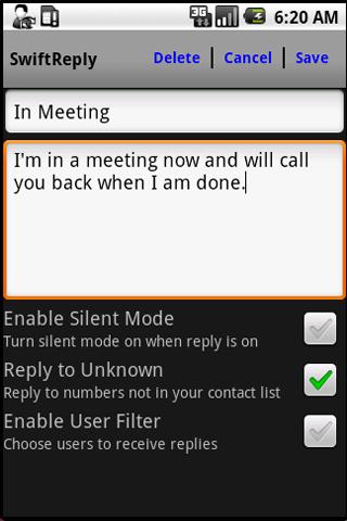 SwiftReply Lite Android Productivity