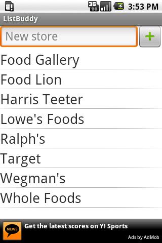 ListBuddy Android Shopping
