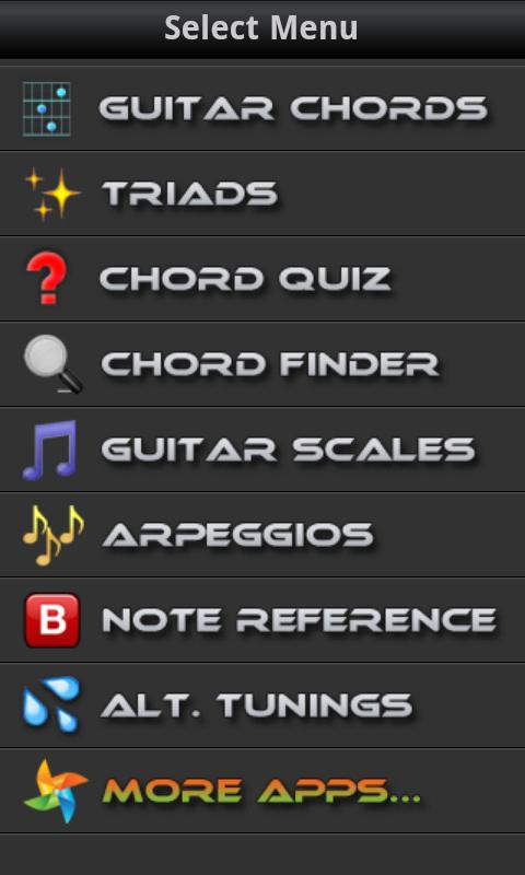 Guitarist’s Reference Android Books & Reference
