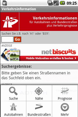 Verkehrsinformationen Mobil Android Travel