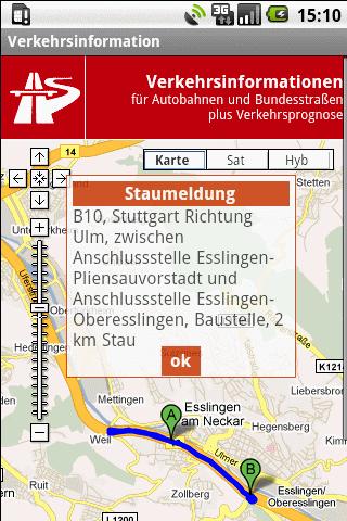 Verkehrsinformationen Mobil Android Travel