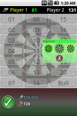 Darts Scorecard Android Sports