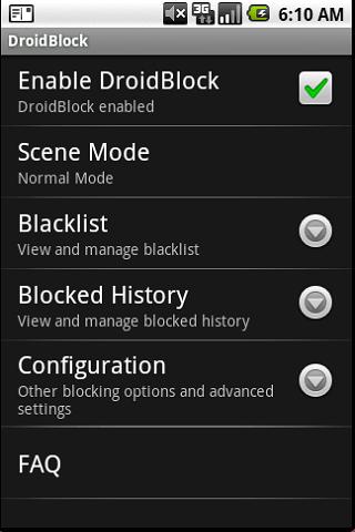 DroidBlock Android Communication