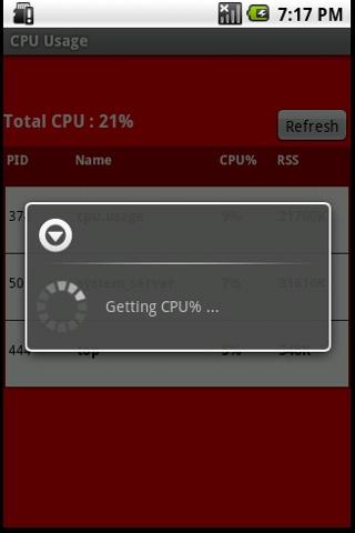 CPU Usage Android Tools