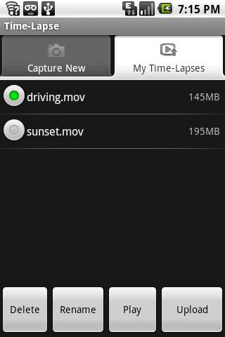 Time-Lapse Android Multimedia