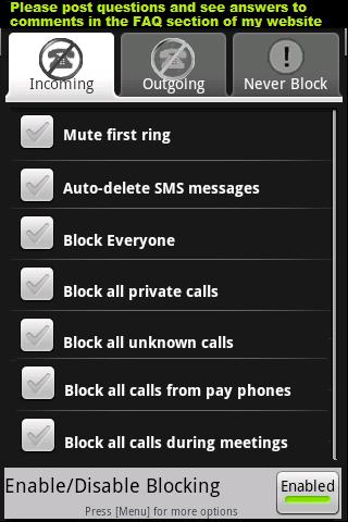 Call Blocker Elite Android Communication