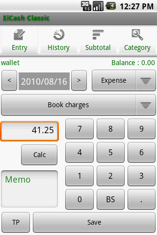 EiCash Classic Android Finance