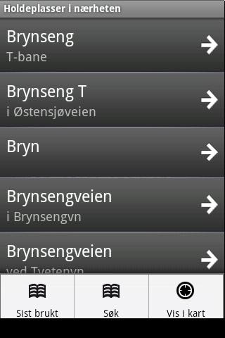 Trafikanten realtime (beta) Android Travel