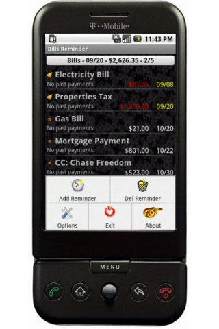 Bills Reminder Android Finance