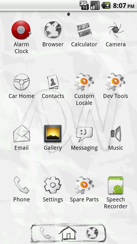 Paperless System ADWTheme Android Themes