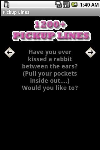 1200  Pickup Lines Android Lifestyle