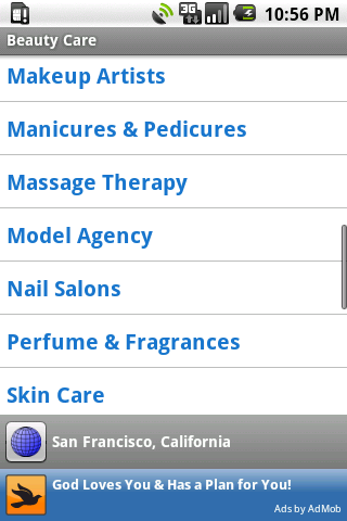 Beauty Care Android Shopping