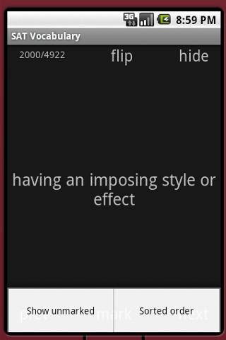 SAT Vocabulary Android Reference
