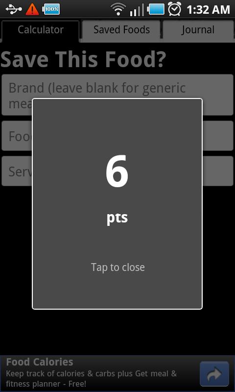 Diet Points Calculator Android Lifestyle