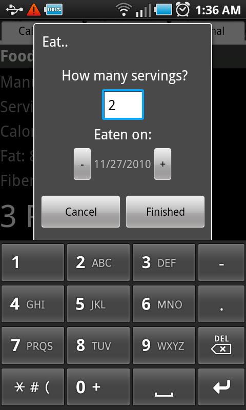 Diet Points Calculator Android Lifestyle