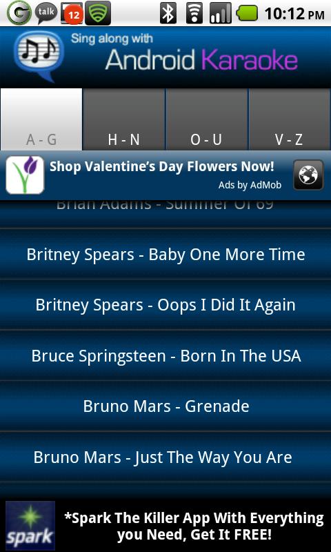 Android Karaoke  Sing Along