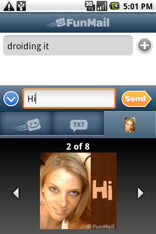 FunMail FREE Picture Messaging Android Communication