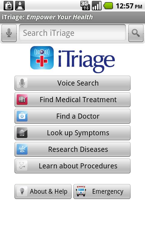 iTriage Mobile Health Android Health & Fitness