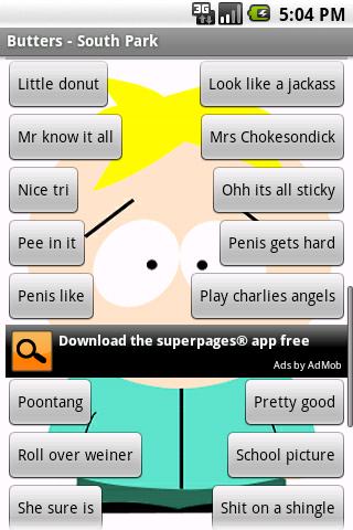 Butters – South Park Android Entertainment