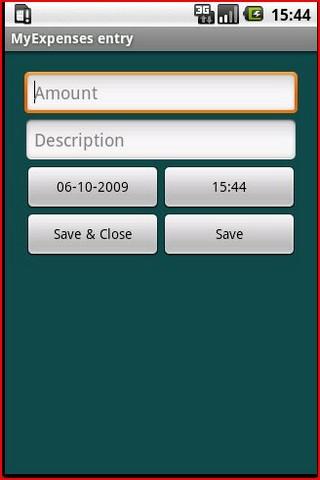 MyExpenses Android Finance