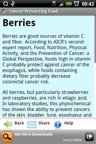 Cancer Preventing Food (Health Android Health