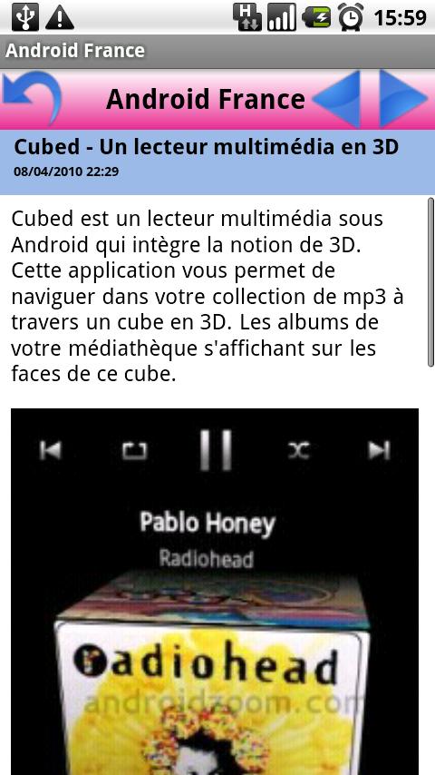 Application Android France Android News & Magazines