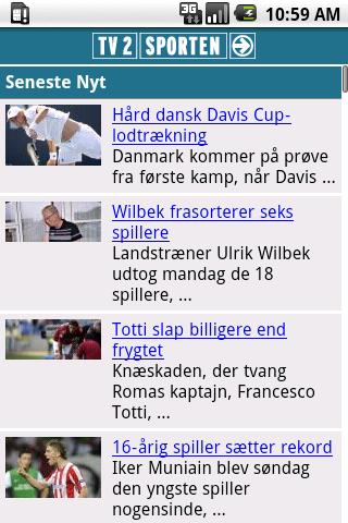 TV2 Sporten Android Sports