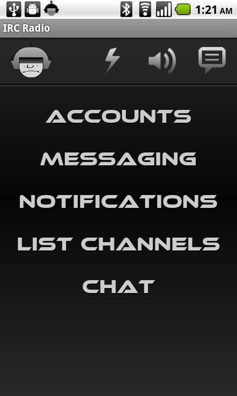 IRC Radio Android Communication