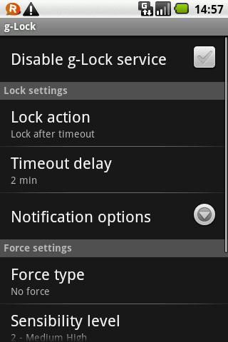 g-Lock demo Android Tools