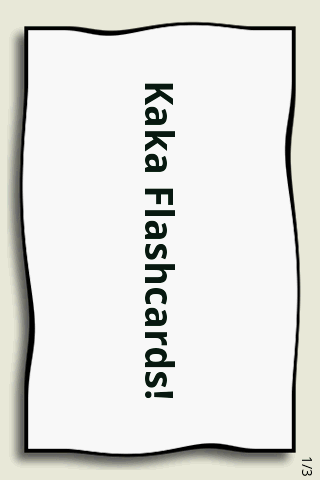 Kaka Flashcards Android Tools