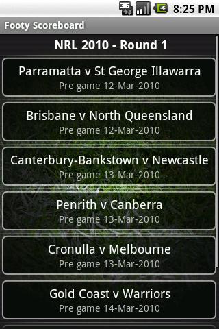 Footy Scoreboard Android Entertainment