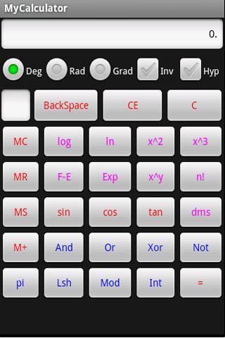 MyCalculator Android Tools