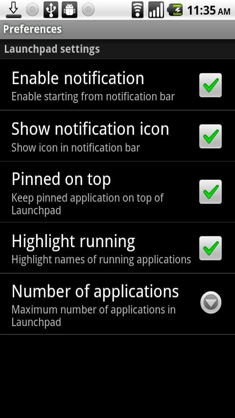 Launchpad Lite Android Productivity