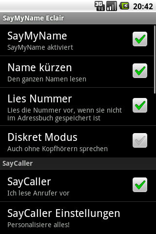 SayMyName Eclair (OLD) Android Communication