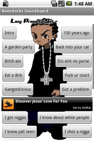 Boondocks Soundboard Android Entertainment