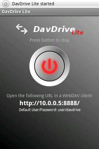 DavDrive Lite Android Productivity
