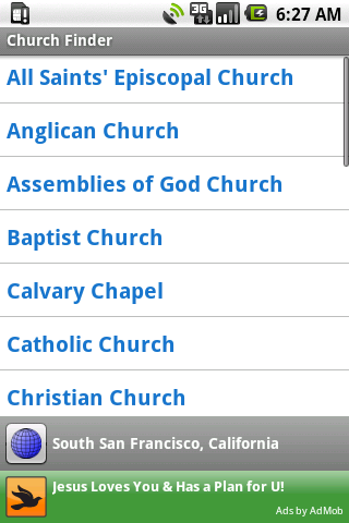 Church Finder Android Travel