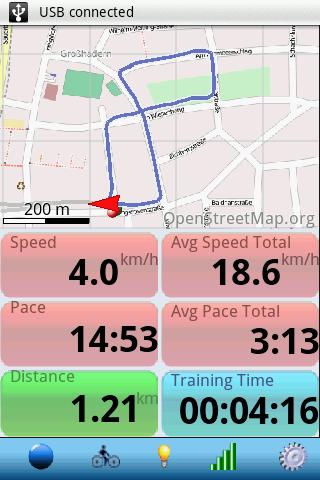 Run.GPS Trainer Lite Android Sports