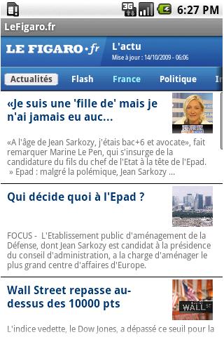 Le Figaro.fr Android News & Weather