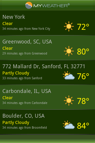 MyWeather Mobile Android News & Weather