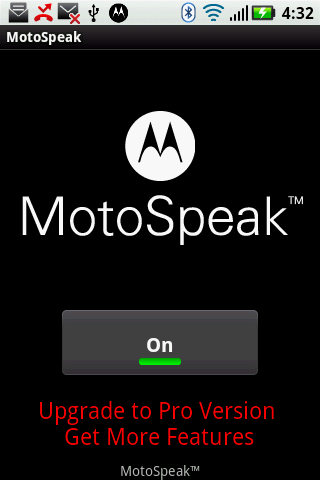 MotoSpeak™ Android Tools