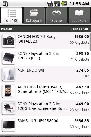 Toppreise.ch Android Shopping