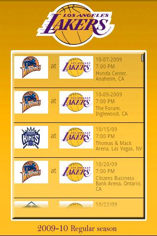 NBA Lakers Android Sports